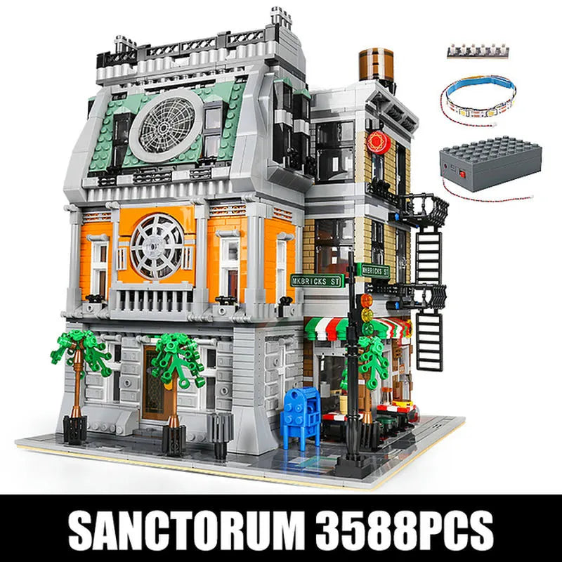 Building Blocks MOC Creator Expert Marvel Sanctum Sanctorum Bricks Toy 16037 - 2