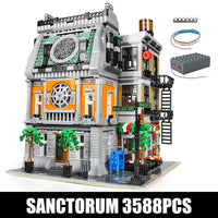 Thumbnail for Building Blocks MOC Creator Expert Marvel Sanctum Sanctorum Bricks Toy 16037 - 2