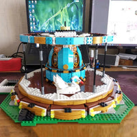 Thumbnail for Building Blocks MOC Creator Expert Motorized RC APP Carousel Bricks Toy 11011 - 10