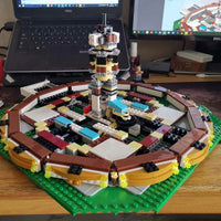 Thumbnail for Building Blocks MOC Creator Expert Motorized RC APP Carousel Bricks Toy 11011 - 7