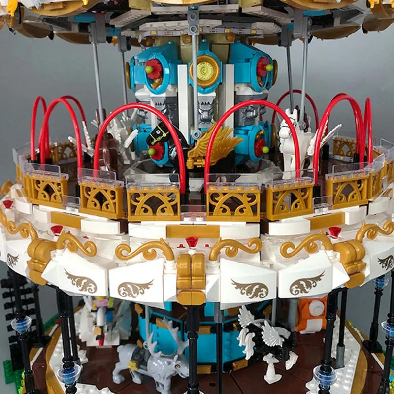 Building Blocks MOC Creator Expert Motorized RC APP Carousel Bricks Toy 11011 - 11