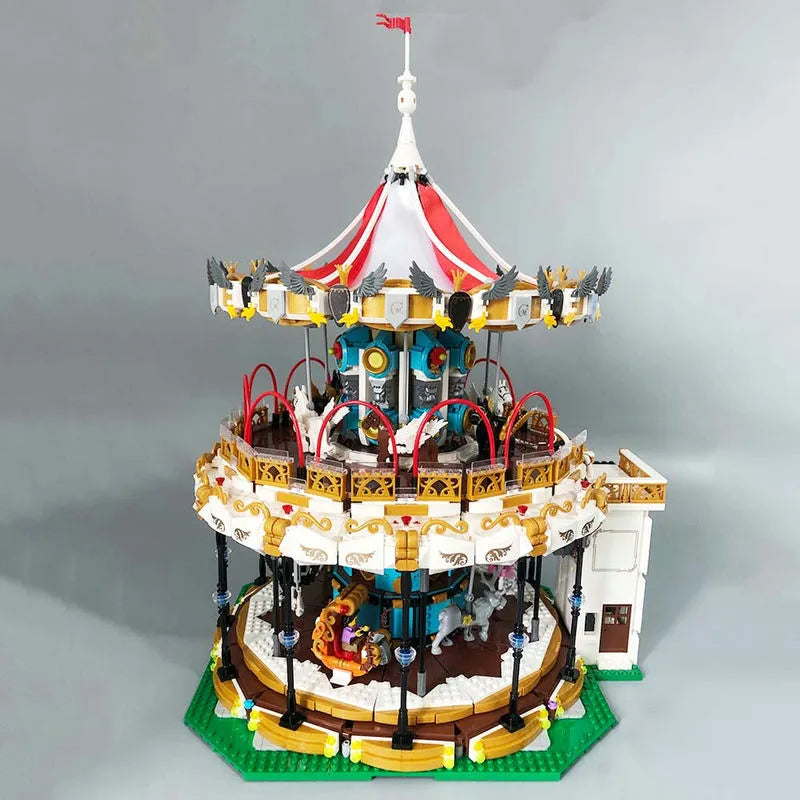 Building Blocks MOC Creator Expert Motorized RC APP Carousel Bricks Toy 11011 - 12