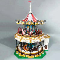 Thumbnail for Building Blocks MOC Creator Expert Motorized RC APP Carousel Bricks Toy 11011 - 12