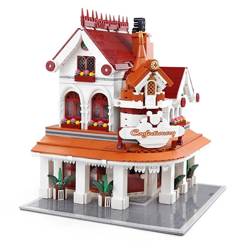 Building Blocks MOC Creator Expert Paradise Corner Restaurant Bricks Toy 11003 - 8