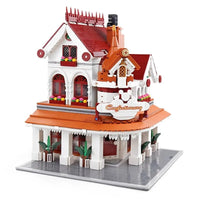 Thumbnail for Building Blocks MOC Creator Expert Paradise Corner Restaurant Bricks Toy 11003 - 8