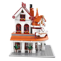 Thumbnail for Building Blocks MOC Creator Expert Paradise Corner Restaurant Bricks Toy 11003 - 7