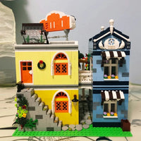 Thumbnail for Building Blocks MOC Creator Experts City Barber Shop Bricks Toys 16031 - 7