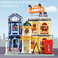 Thumbnail for Building Blocks MOC Creator Experts City Barber Shop Bricks Toys 16031 - 3