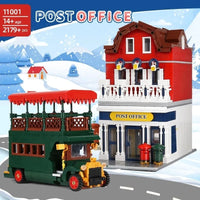 Thumbnail for Building Blocks MOC Creator Experts City Post Office Bricks Toy 11001 - 7