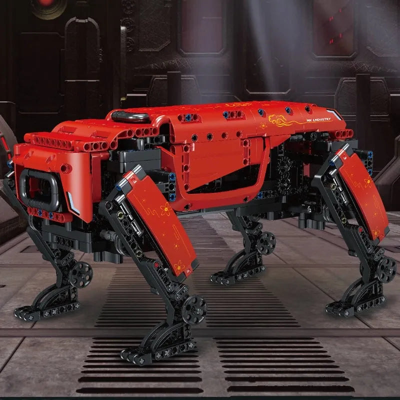 Building Blocks MOC Creator STEM Robot APP RC Red Dog Bricks Kids Toys - 2
