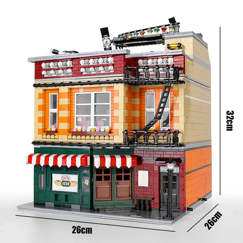 Building Blocks MOC Expert 16014 Central Perk Big Bang Theory Bricks Toy - 8