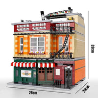 Thumbnail for Building Blocks MOC Expert 16014 Central Perk Big Bang Theory Bricks Toy - 8
