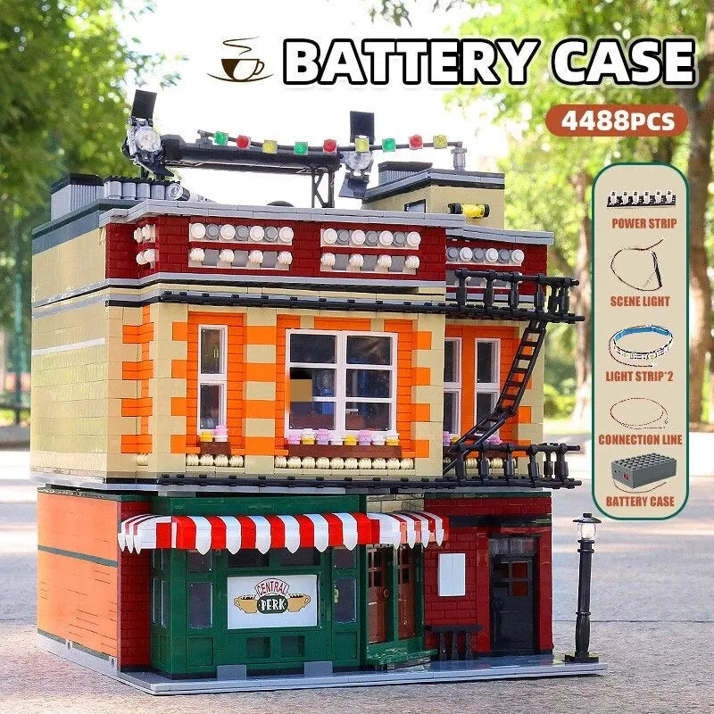 Building Blocks MOC Expert 16014 Central Perk Big Bang Theory Bricks Toy - 9