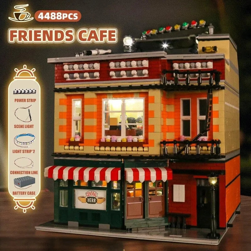 Building Blocks MOC Expert 16014 Central Perk Big Bang Theory Bricks Toy - 2