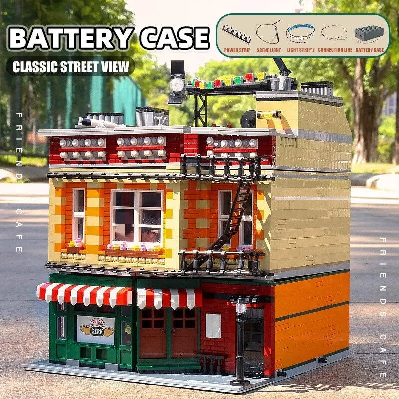 Building Blocks MOC Expert 16014 Central Perk Big Bang Theory Bricks Toy - 3