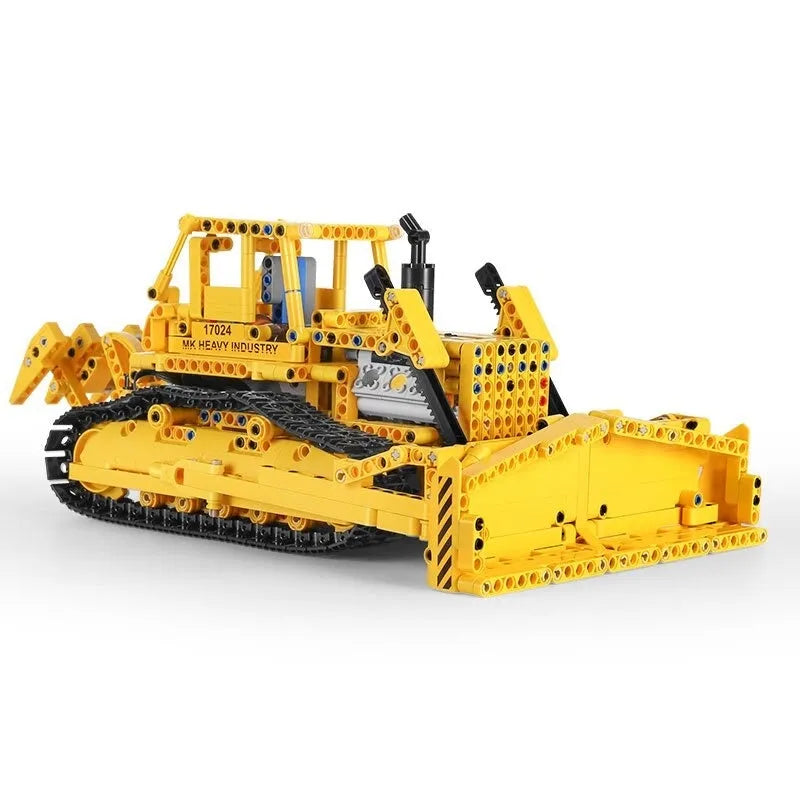 Building Blocks MOC Expert APP RC Caterpillar D8K Bulldozer Bricks Toys - 14