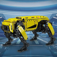 Thumbnail for Building Blocks MOC Expert APP RC Yellow Dog Robots STEM Bricks Kids Toys - 2