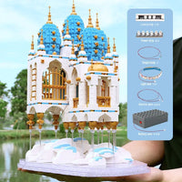 Thumbnail for Building Blocks MOC Expert Creator City Sky Castle Bricks Toy 16015 Construction Set Toys - 3
