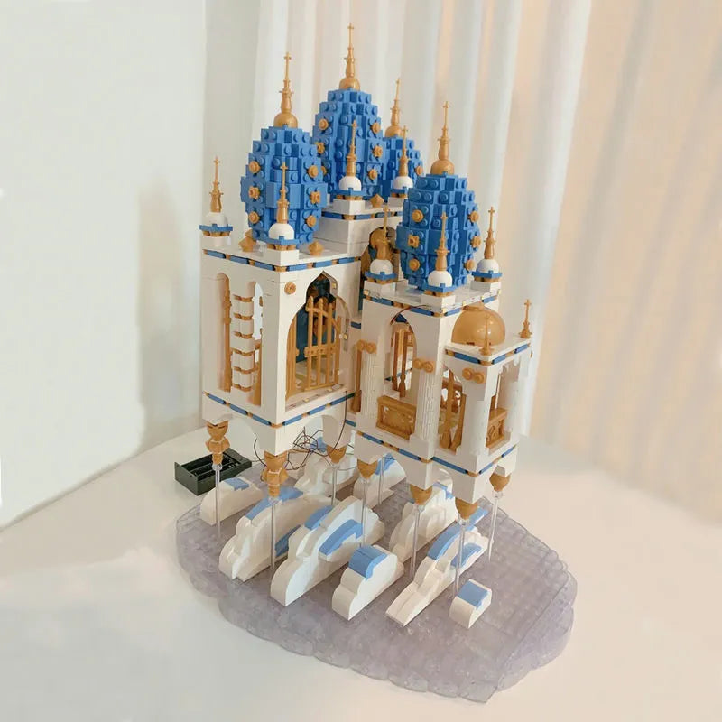 Building Blocks MOC Expert Creator City Sky Castle Bricks Toy 16015 Construction Set Toys - 12