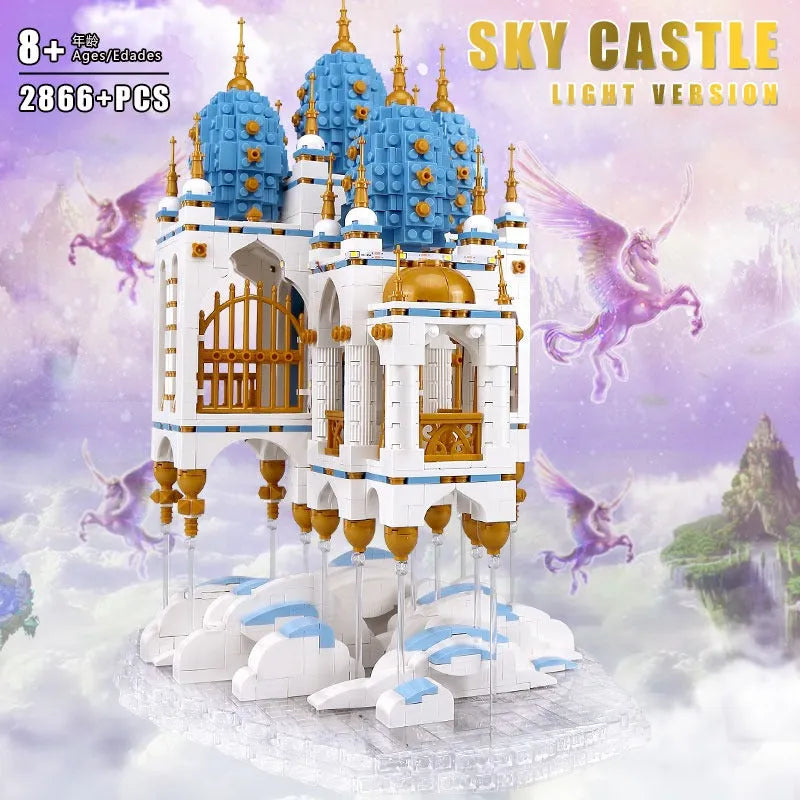 Building Blocks MOC Expert Creator City Sky Castle Bricks Toy 16015 Construction Set Toys - 2