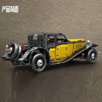 Thumbnail for Building Blocks MOC Expert RC APP Vintage T50 Car Bricks Toys 13080D - 8