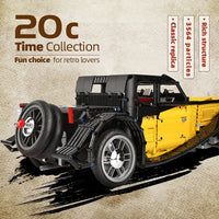 Thumbnail for Building Blocks MOC Expert RC APP Vintage T50 Car Bricks Toys 13080D - 14