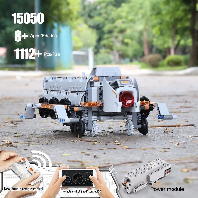 Building Blocks MOC Expert RC Robots APP Uranus STEM Bricks Kids Toy Construction Set Toys - 6