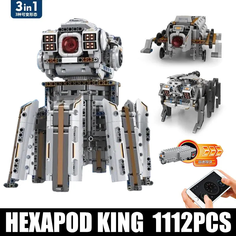 Building Blocks MOC Expert RC Robots APP Uranus STEM Bricks Kids Toy Construction Set Toys - 1