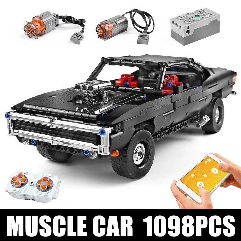 MOC Expert RC Ultimate Muscle Car Building Blocks