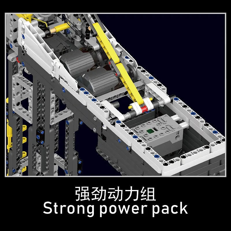 Building Blocks MOC Expert Tech Motorized RC APP Tower Crane Bricks Toy 17004 - 8