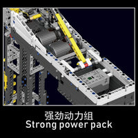 Thumbnail for Building Blocks MOC Expert Tech Motorized RC APP Tower Crane Bricks Toy 17004 - 8