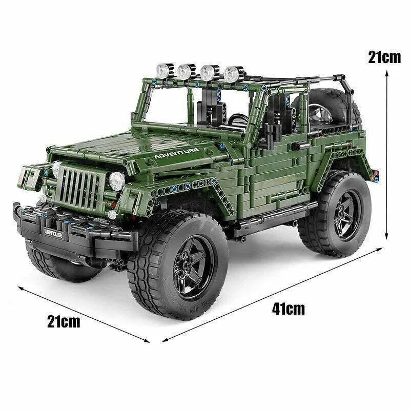 Building Blocks MOC Expert Wrangler Off Road Car SUV Bricks Toys 13124 - 5