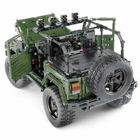 Thumbnail for Building Blocks MOC Expert Wrangler Off Road Car SUV Bricks Toys 13124 - 6