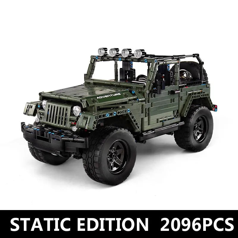 Building Blocks MOC Expert Wrangler Off Road Car SUV Bricks Toys 13124 - 8
