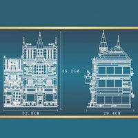Thumbnail for Building Blocks MOC Experts 16040 Harry Potter Magic Book Store Bricks Toy Construction Set Toys - 4