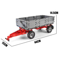 Thumbnail for Building Blocks MOC Fastrac 4000ER Tractor Supplement Kit Bricks Toy EU Construction Set Toys - 8