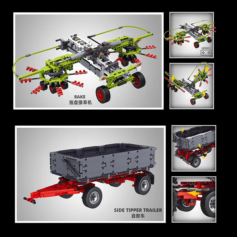 Building Blocks MOC Fastrac 4000ER Tractor Supplement Kit Bricks Toy EU - 3