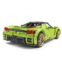 Thumbnail for Building Blocks MOC Ferrari Enzo Super Racing Sports Car Bricks Toy 13074 - 5