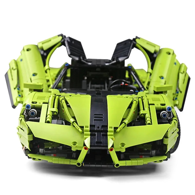 Building Blocks MOC Ferrari Enzo Super Racing Sports Car Bricks Toy 13074 - 8