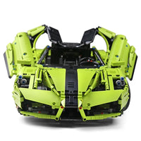 Thumbnail for Building Blocks MOC Ferrari Enzo Super Racing Sports Car Bricks Toy 13074 - 8