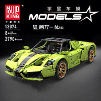 Thumbnail for Building Blocks MOC Ferrari Enzo Super Racing Sports Car Bricks Toy 13074 - 2