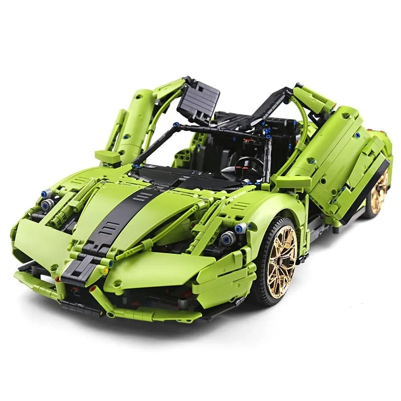 Building Blocks MOC Ferrari Enzo Super Racing Sports Car Bricks Toy 13074 - 9