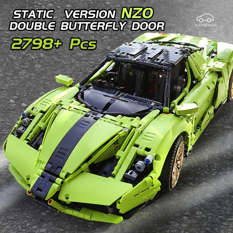 Building Blocks MOC Ferrari Enzo Super Racing Sports Car Bricks Toy 13074 - 13