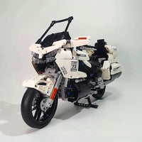 Thumbnail for Building Blocks MOC Gold Wing GL1800 Classic Motorcycle Bricks Toys 23001 - 10