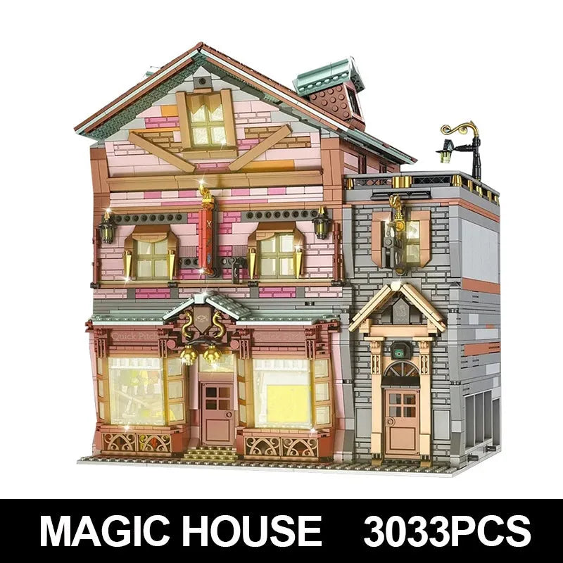 Building Blocks MOC Harry Potter Quick Pitch Supplies Store Bricks Toy 16039 - 6