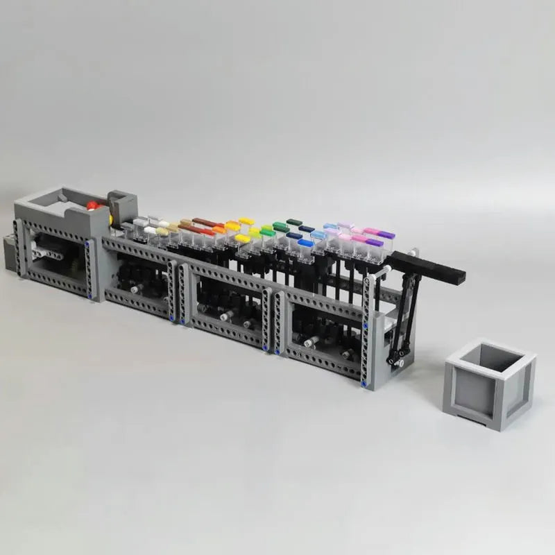 Building Blocks MOC Ideas Expert The Rainbow Stepper Bricks Toy 26004 - 7