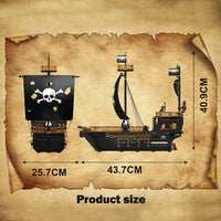 Thumbnail for Building Blocks MOC Ideas Experts Sea Gull Pirate Ship Bricks Toys 13083 - 6