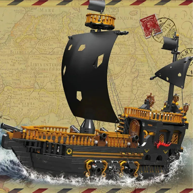 Building Blocks MOC Ideas Experts Sea Gull Pirate Ship Bricks Toys 13083 - 5