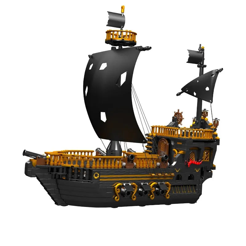 Building Blocks MOC Ideas Experts Sea Gull Pirate Ship Bricks Toys 13083 - 1