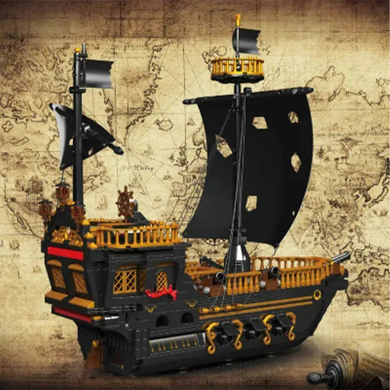 Building Blocks MOC Ideas Experts Sea Gull Pirate Ship Bricks Toys 13083 Construction Set Toys - 4